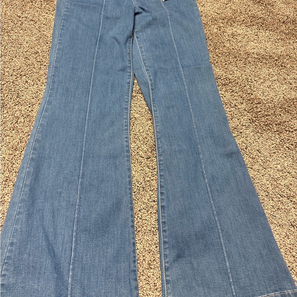 Etica Blue Flare & Wide Leg Jeans
